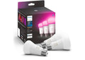 Philips Hue 60w water and color 800 bulbs.