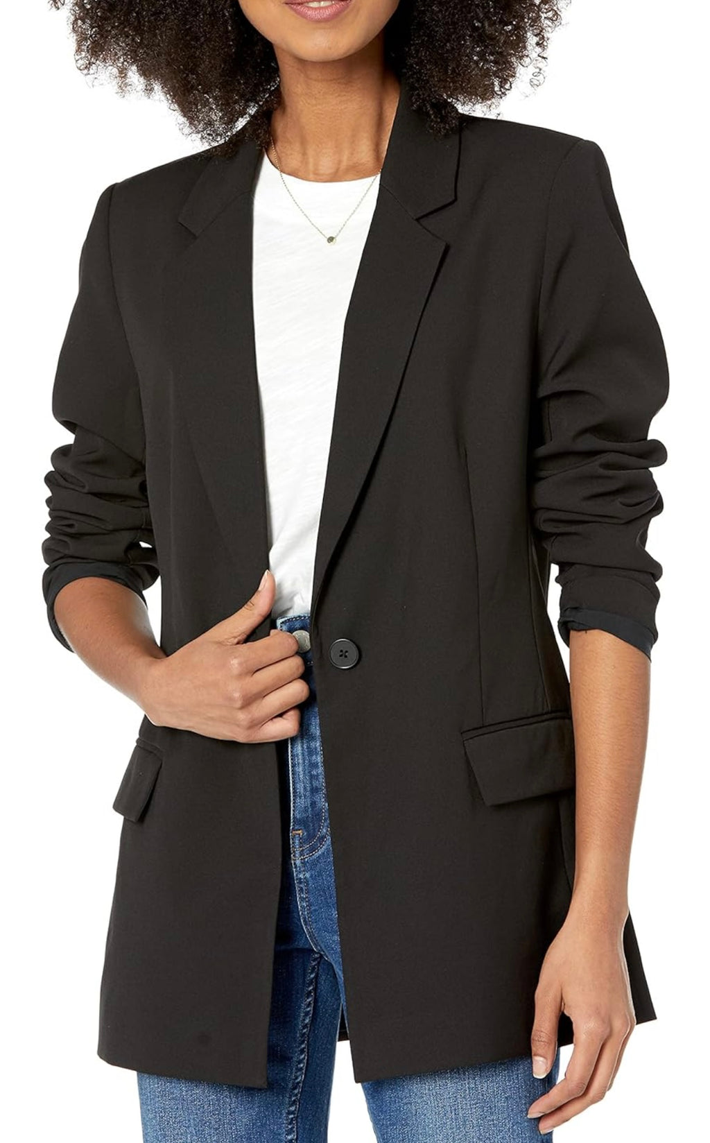 The Drop Women's Blake Long Blazer