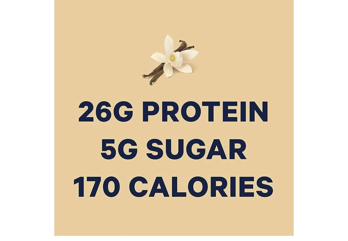 Core Power by Fairlife High Protein, 26g Protein, Milk Shake, 14 oz (Pack of 12) (Vanilla). Best by 05/30/2027.
