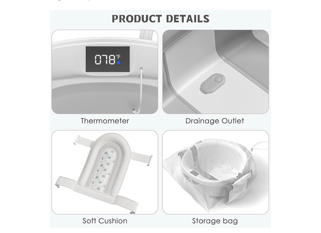 Collapsible Baby Bathtub.