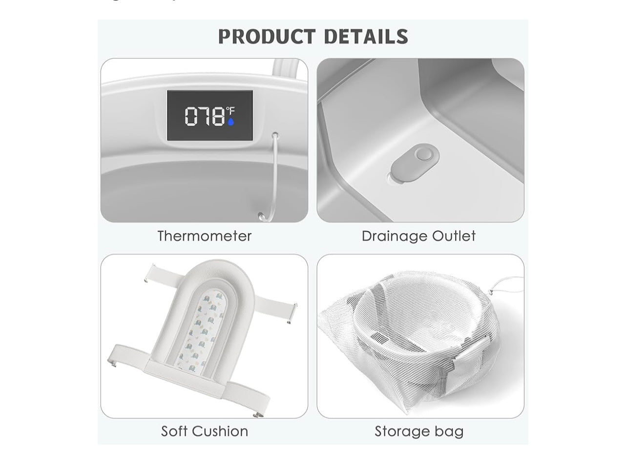 Collapsible Baby Bathtub.