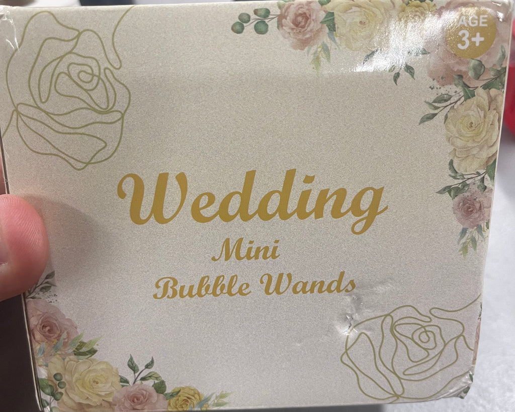Wedding Mini Bubble Wands