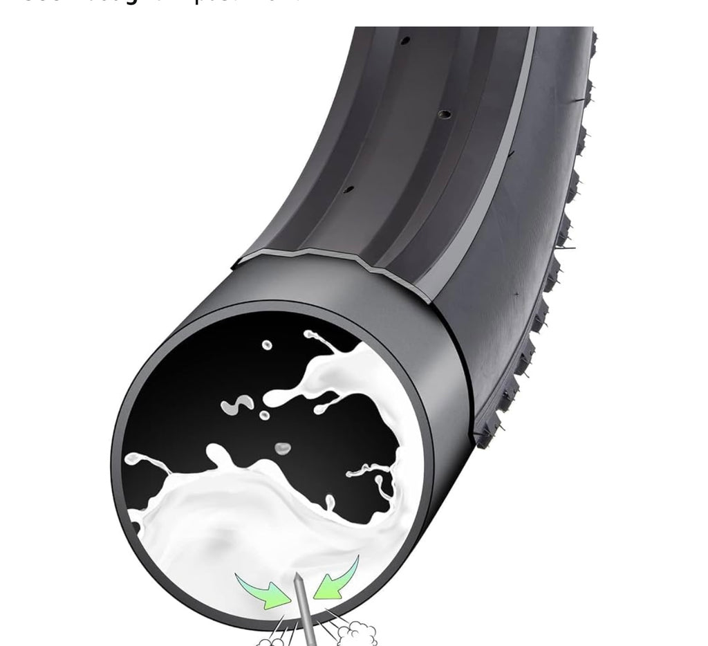 2-PCs 20x4 Self-Sealing Fat Bike Tubes.