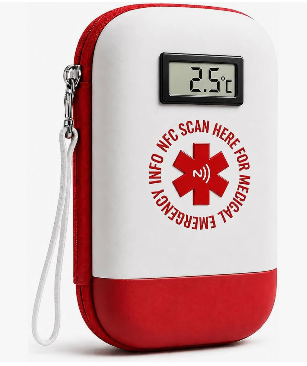 SafeTag 24HR TSA Insulin Cooler Case.