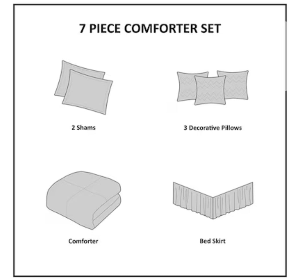 Madison Park 7 piece Comforter set