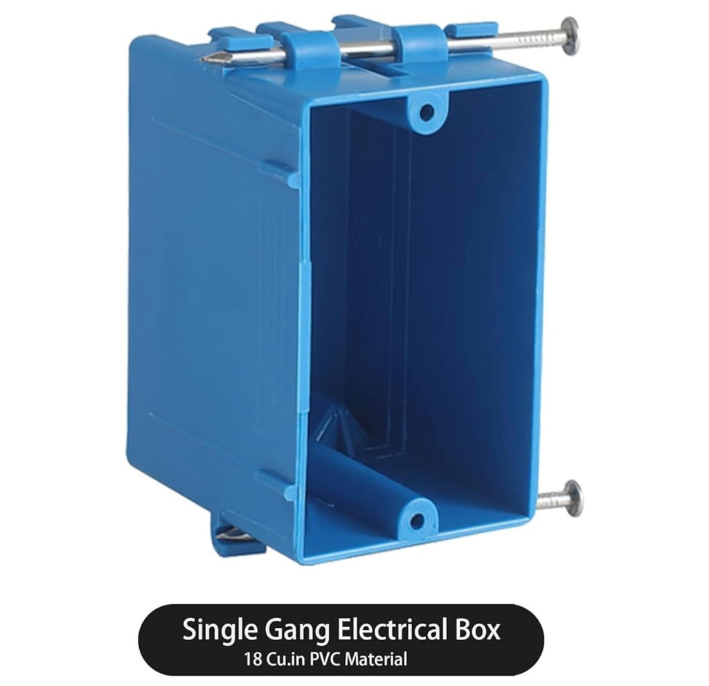15 Pack 18cu. Single Gang Electrical Outlet Boxes.