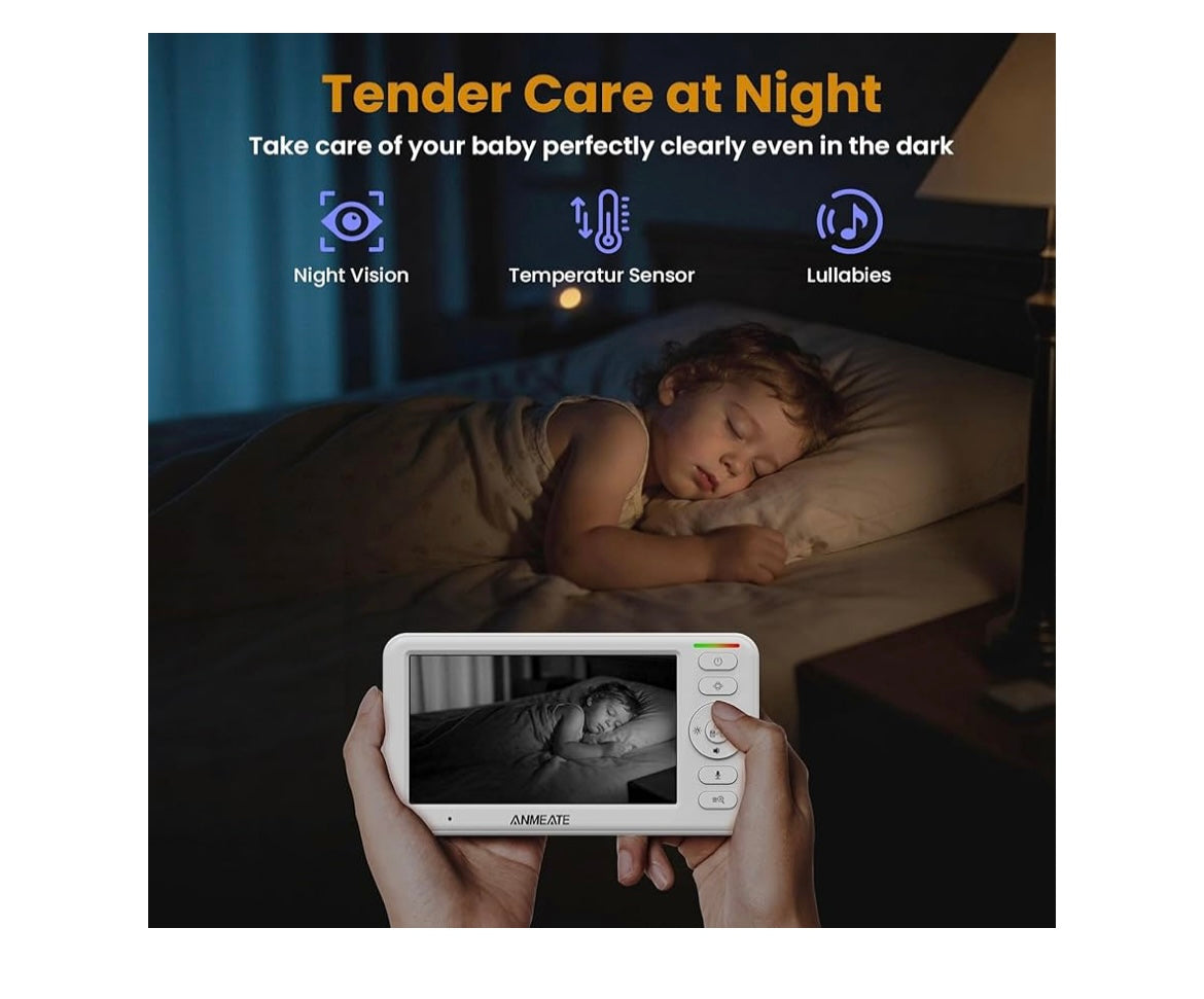 Baby monitor camera with audio