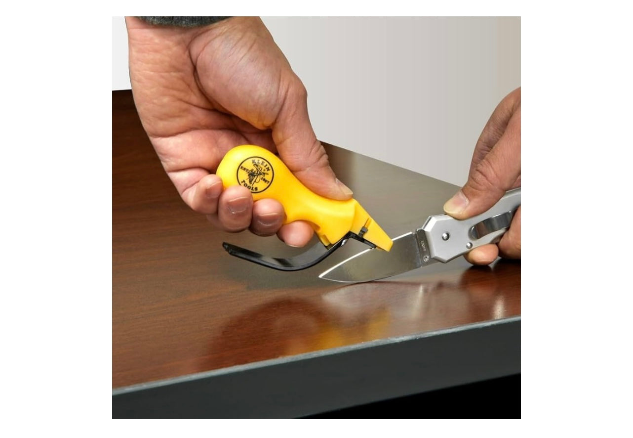 Klein Tools 48036 Combination Knife and Scissors Sharpener. Made in USA.