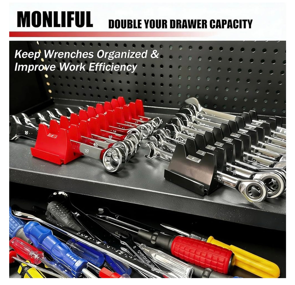 Oligeti Magnetic Wrench Organizer.