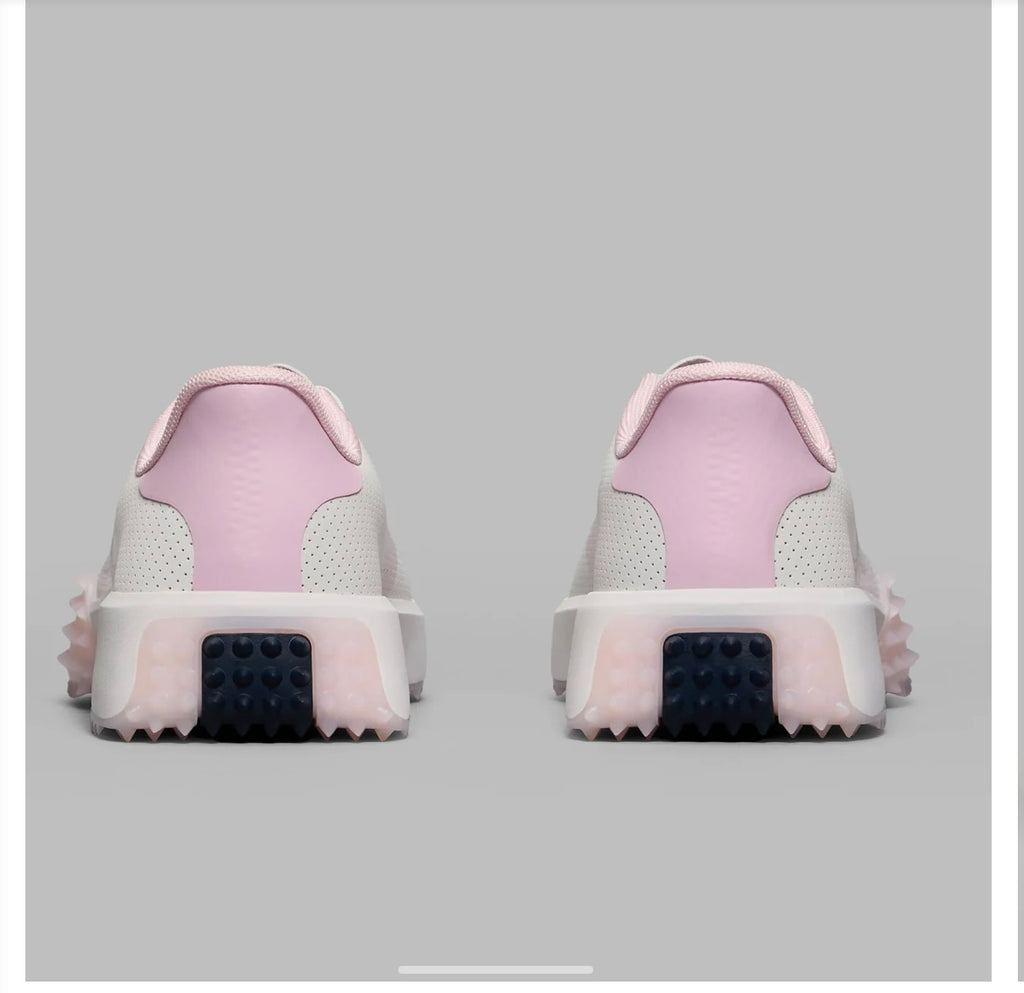 G/FORE PERFORATED KILTIE G.112 LADIES GOLF SHOES SNOW/BLUSH. Size 6.5