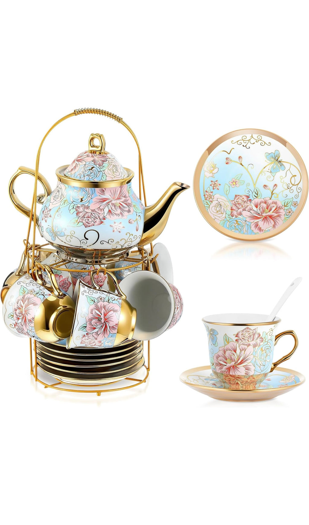 Porcelain tea set 20 pcs