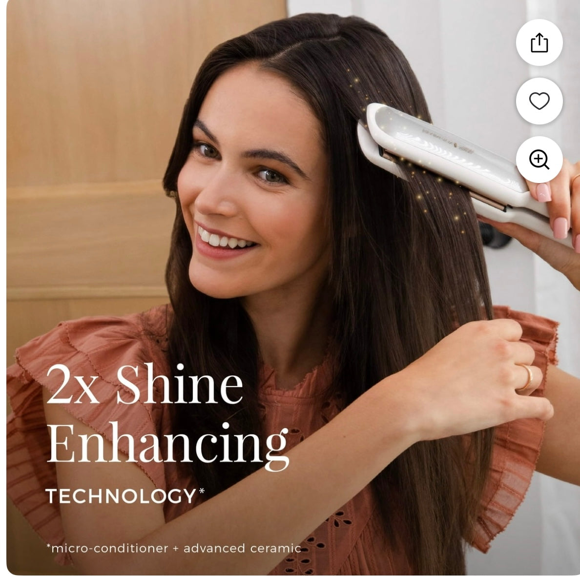 Remington Shine Therapy 2 Inch Hair Straightener.