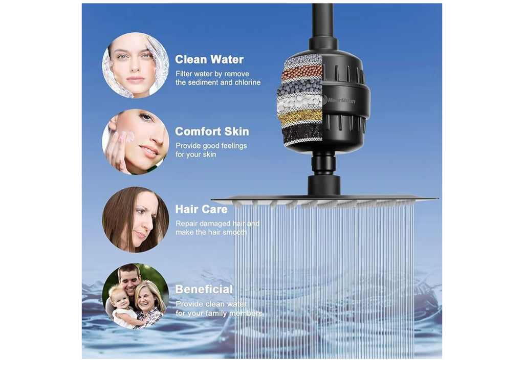 NearMoon Filtered Rain Shower Head.
