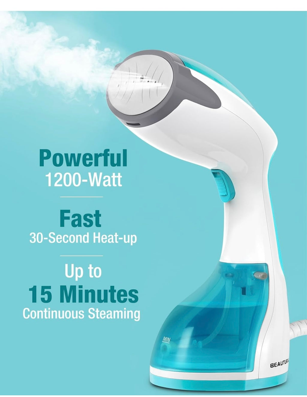 Beautural HandHeld Garment Steamer