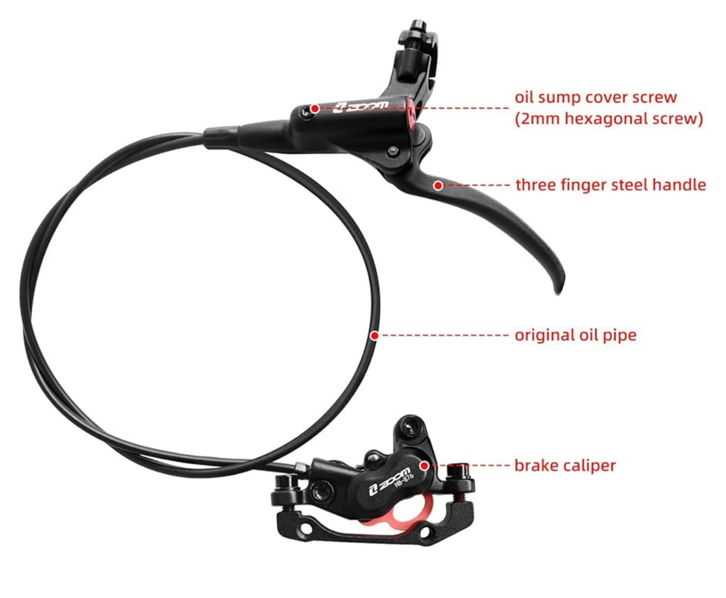 Hydraulic disc brake set