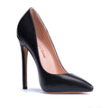 Leona - Women's Classic & Sexy Pointed Toe Slip on Pumps with 5" Stiletto High Heels. Handmade to Perfection. Size 9
