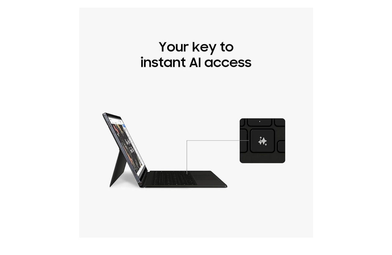 Samsung Book Cover Keyboard- AI Key.