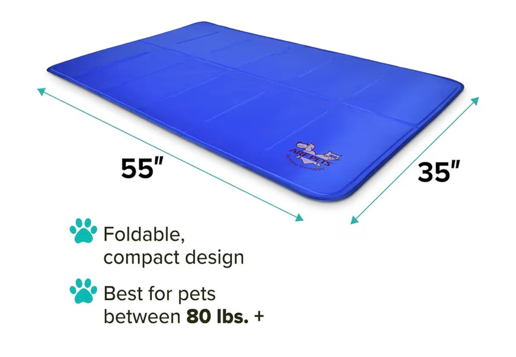 Arf Pets Cooling Mat for Dogs - Gel Self-Cooling Pad