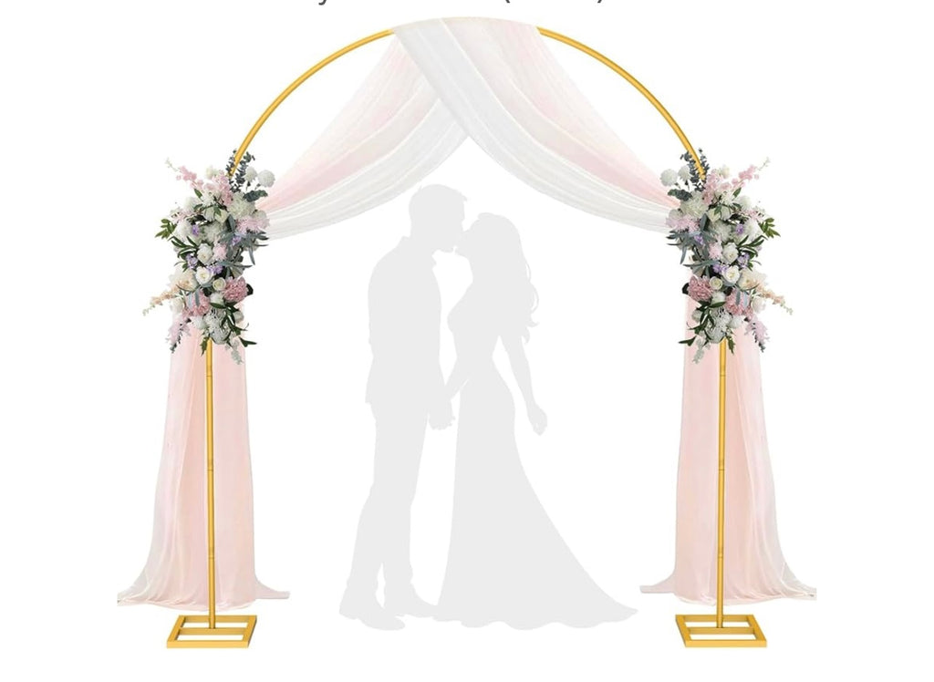 Gold Arch Backdrop Stand.