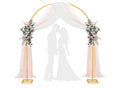 Gold Arch Backdrop Stand.