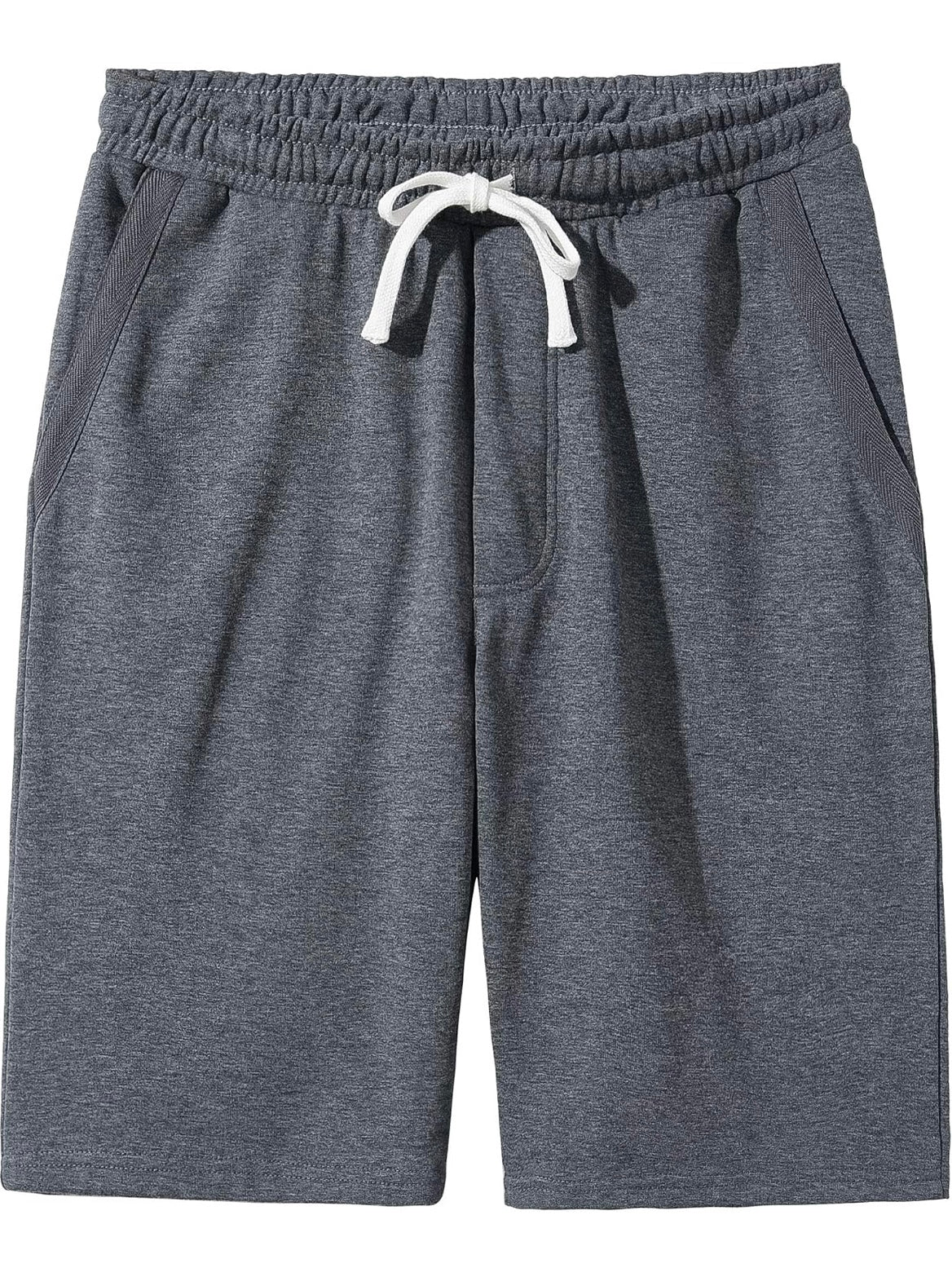 Men’s Casual Cotton Knit Short Drawstring Elastic Jogger Gym Shorts
