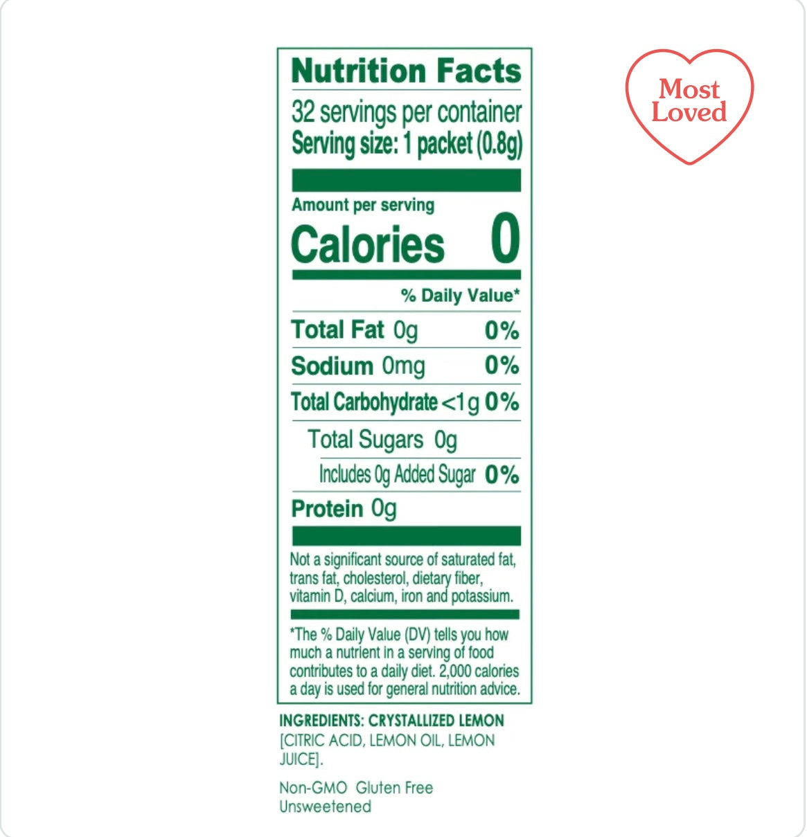TRUE LEMON Water Enhancer, Bulk Pack 0.03 Oz - 500 Count (Pack of 1), 0 Calorie Drink Mix Packets For Water, Sugar Free, Lemon Flavor.