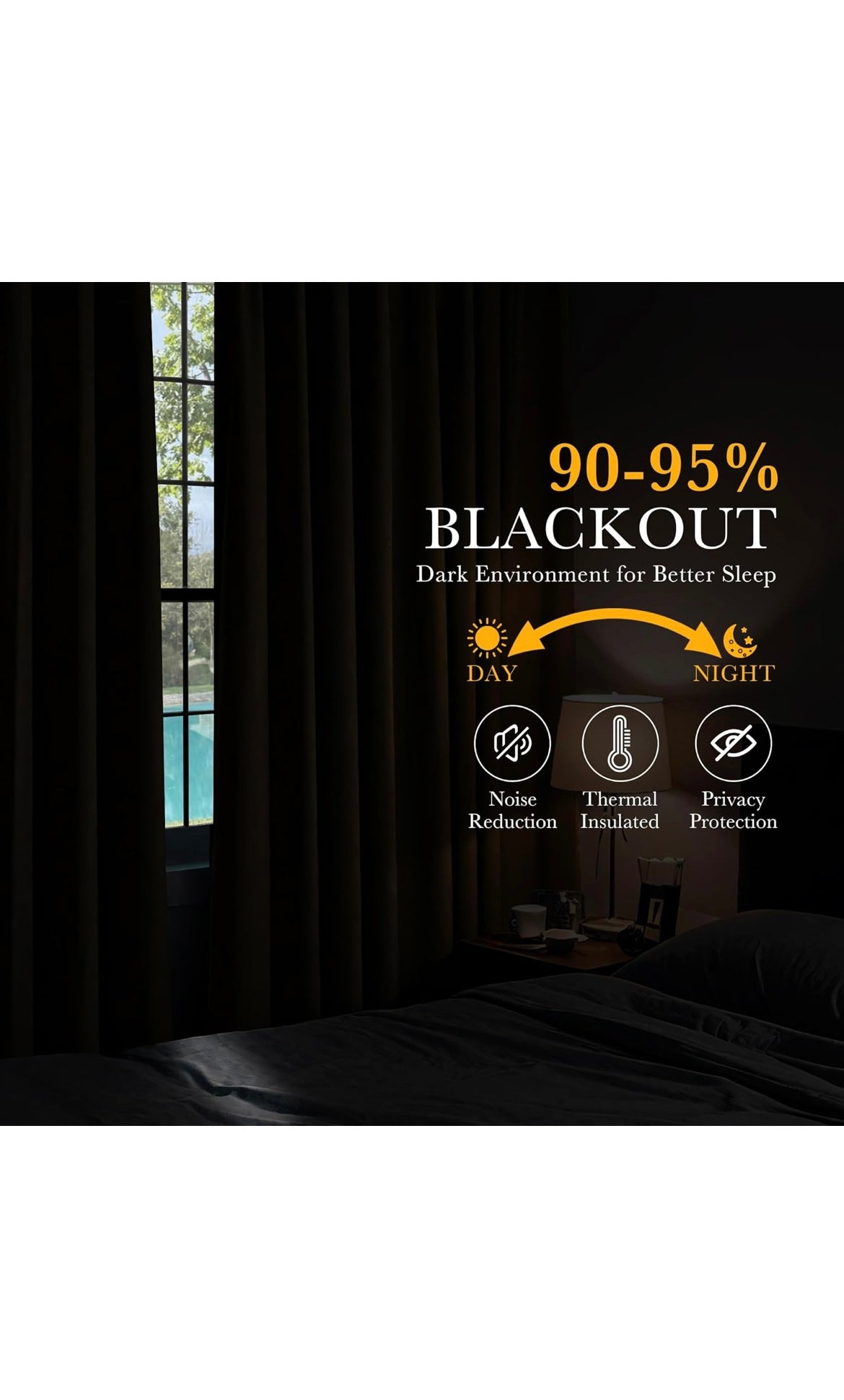 Blackout curtains