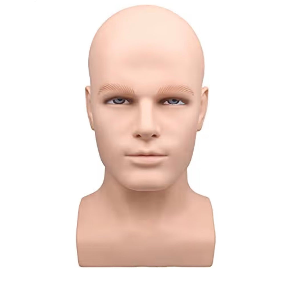 Mannequin Heads For Wigs Male Mannequin Head For Mask Display Foam Man Mannequin Head For Wigs ,Hats ,Headphones