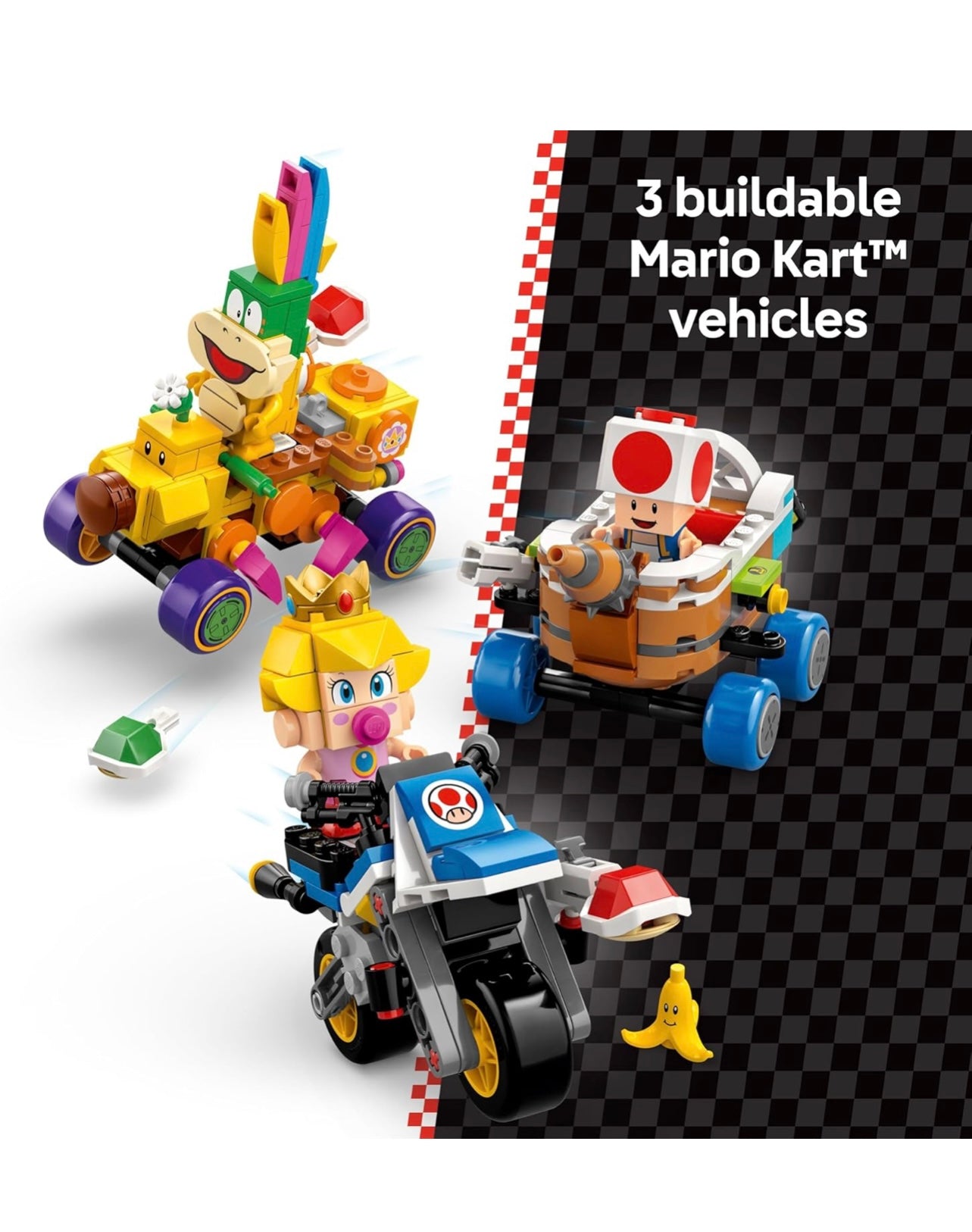 Lego Super Mario Baby Peach and Grand Prix Set.
