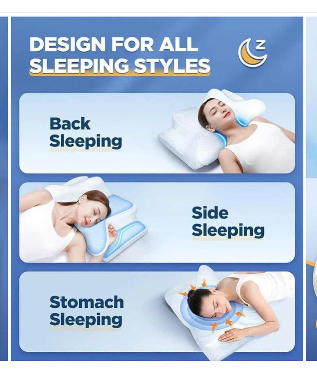 Cozyhealth Memory Foam Cervical Neck Pillow.