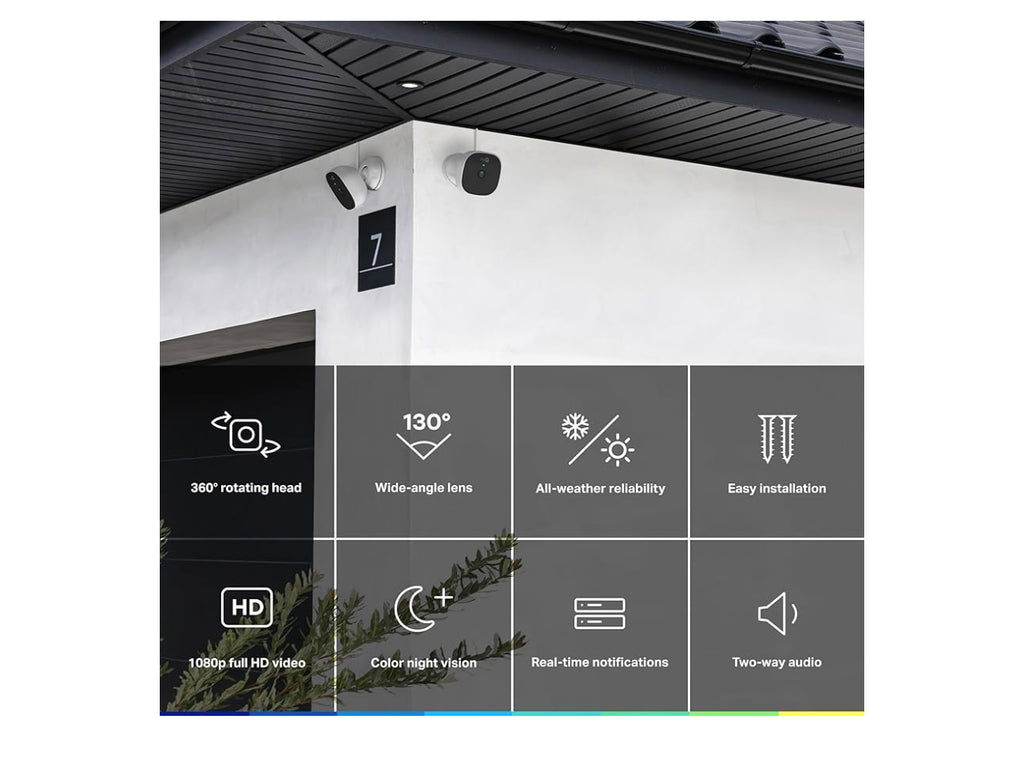 MyQ Smart Outdoor Wired Camera.