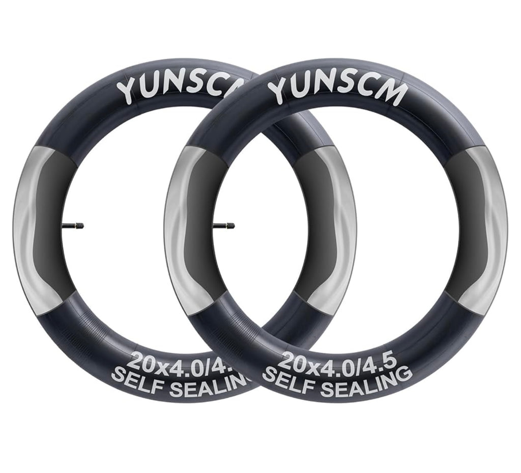 2-PCs 20x4 Self-Sealing Fat Bike Tubes.