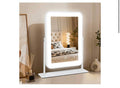 Yekkopt Small Desk Mirror with Lights.