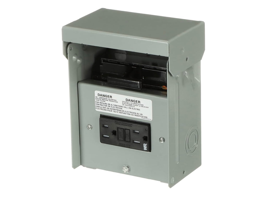AC Disconnect With GFCI Receptacle.