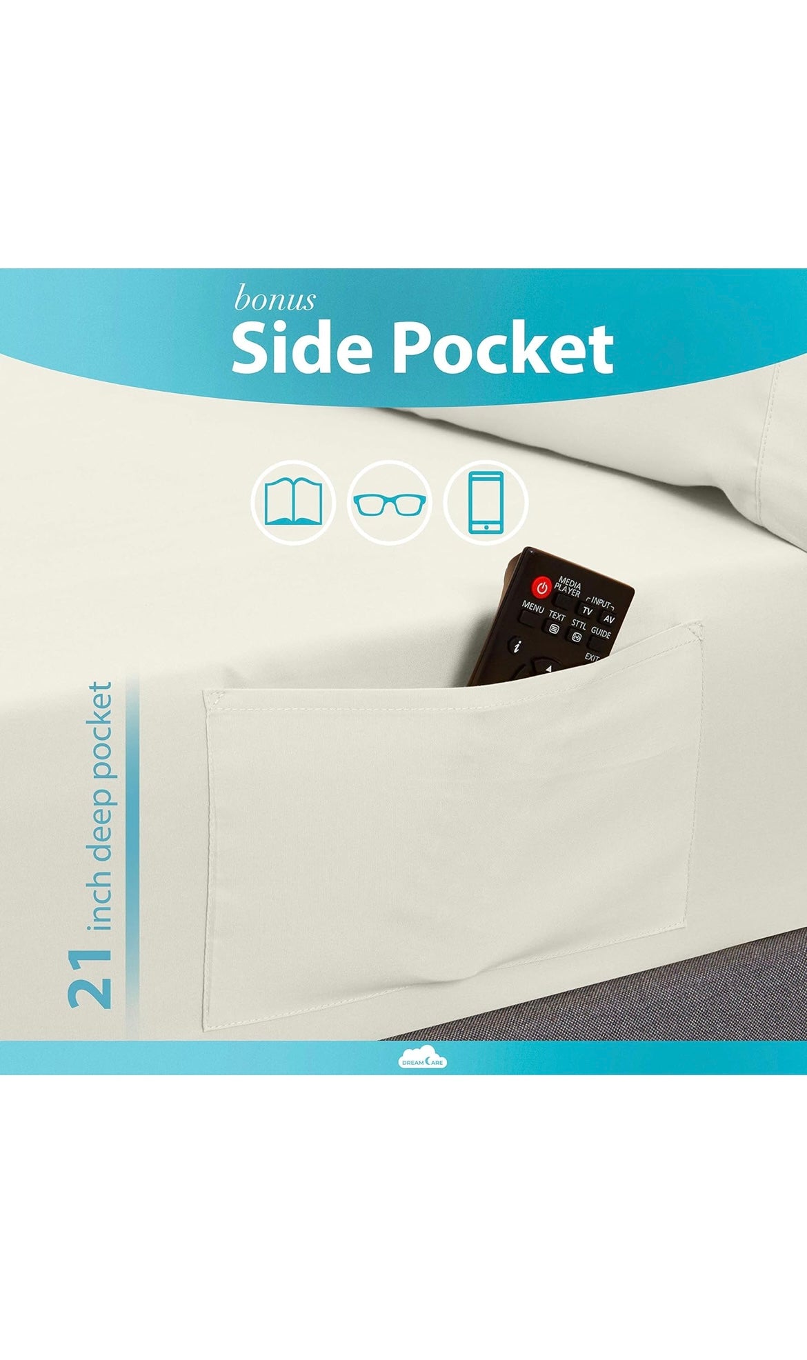 Dreamcare king size sheet set 6 pcs