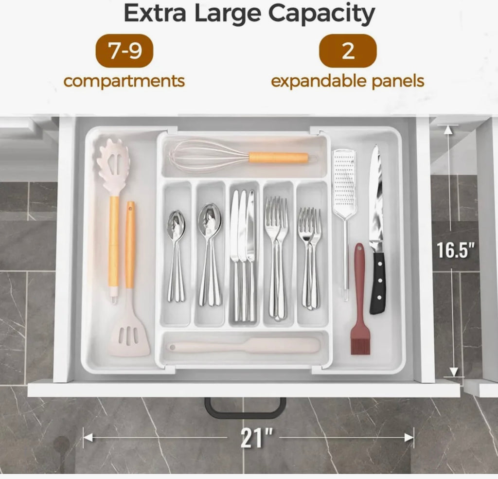 Ukeeptap Expandable Silverware Organizer.