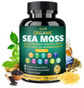 Organic Sea Moss Capsules 30:1 11-in-1 Vegan, 150 Count. Exp 08/2027.