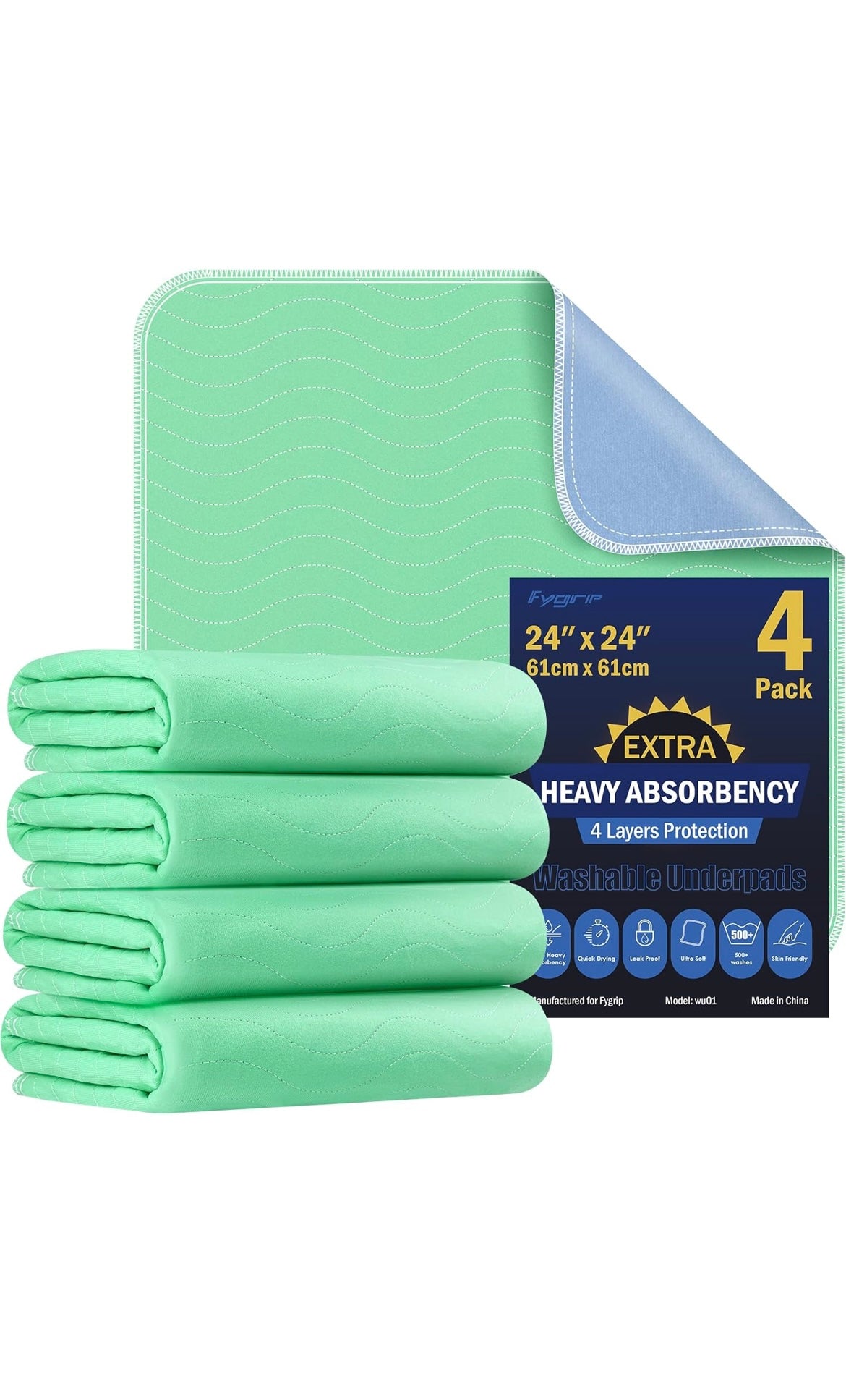 4 pack extra heavy absorbency