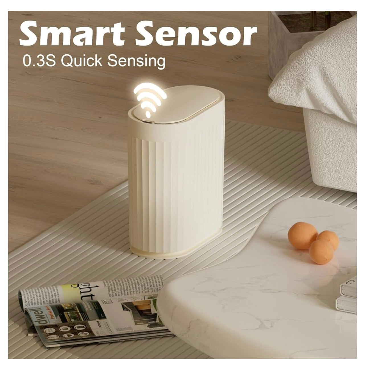 Elpheco Bathroom Sensor Trash Can.