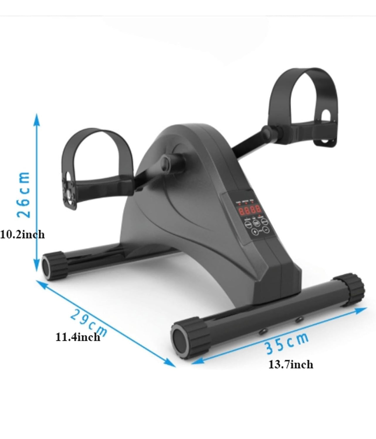 Motorized mini exercise bike.