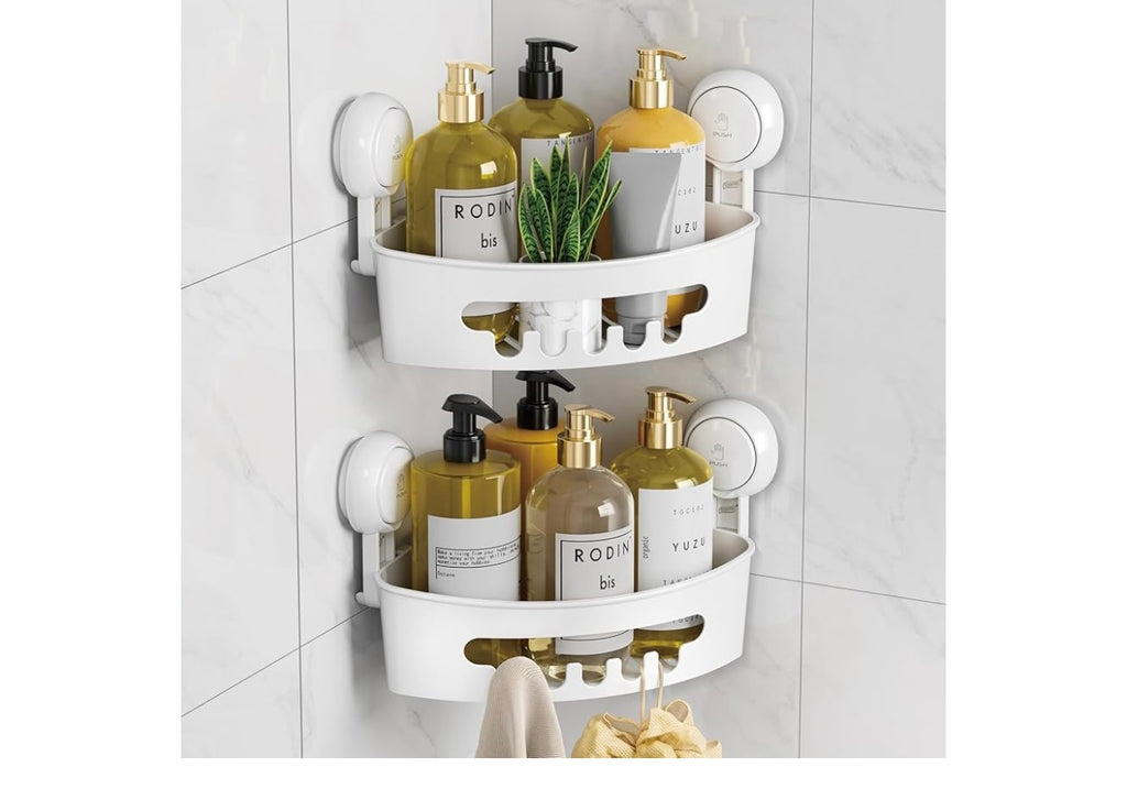 Leverloc Corner Shower Caddy.