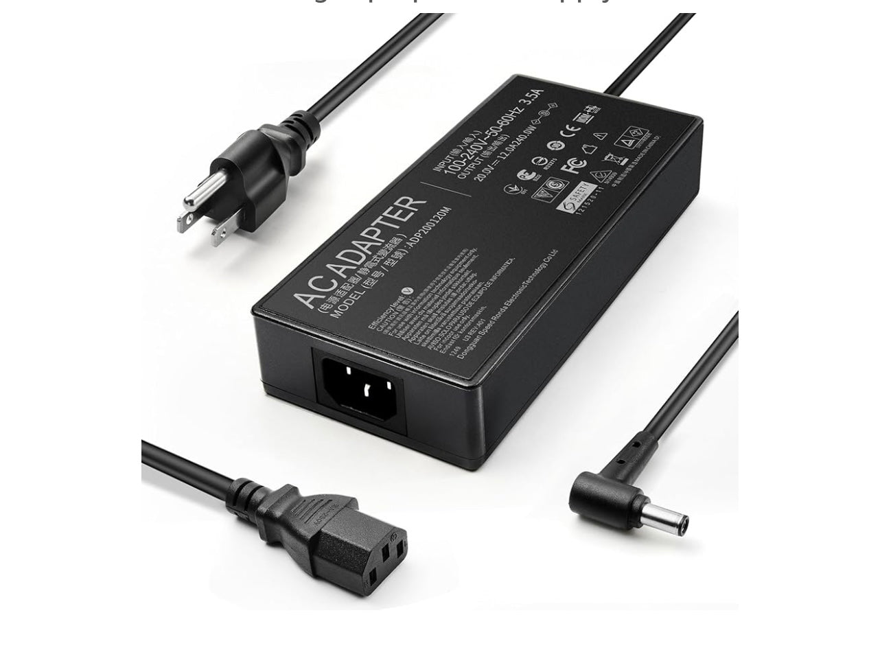 HNHTKJ 240watt AC Adapter Laptop Charger.