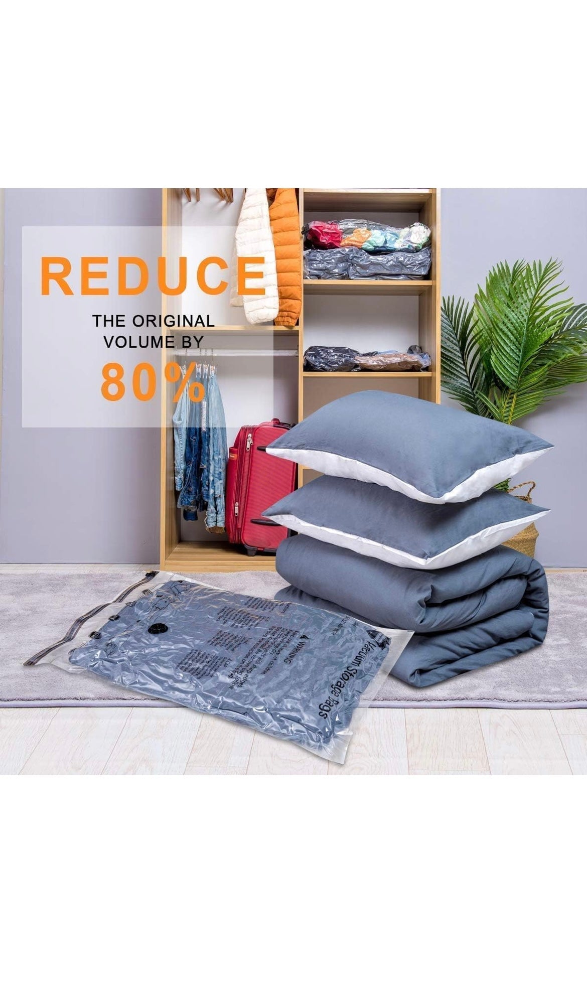 Vacuum storage bags
