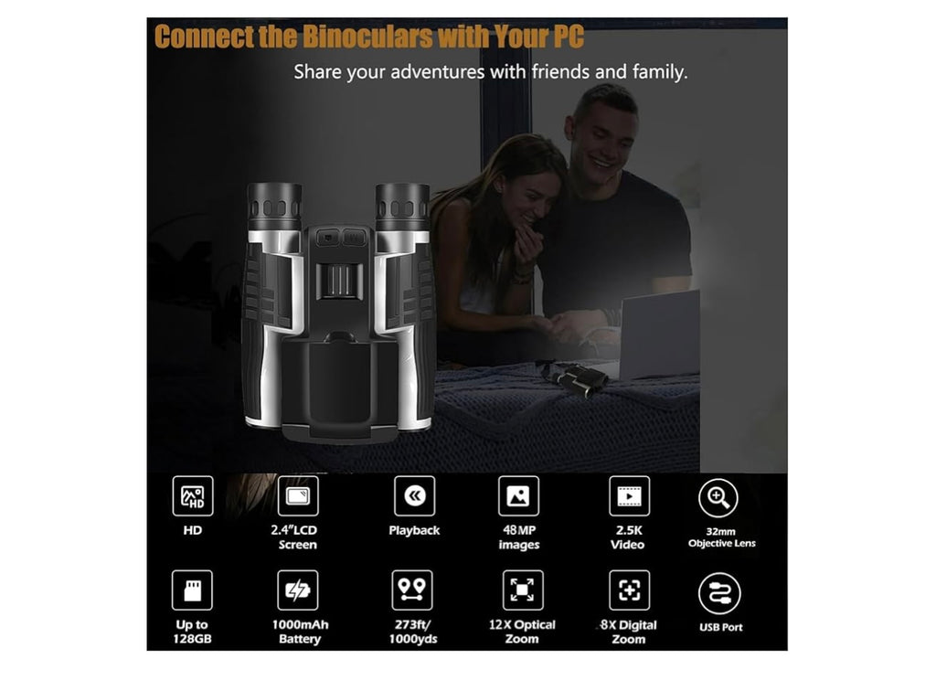 Digital Binoculars With Camera.