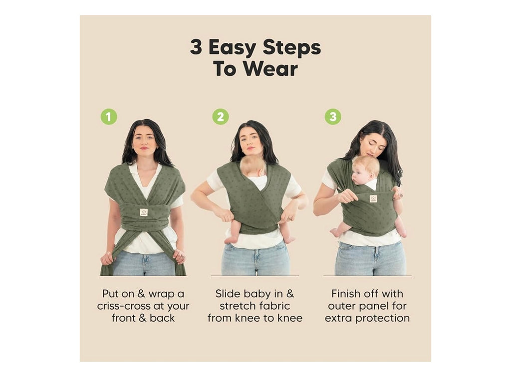 KeaBabies Original Baby Wrap Carrier.