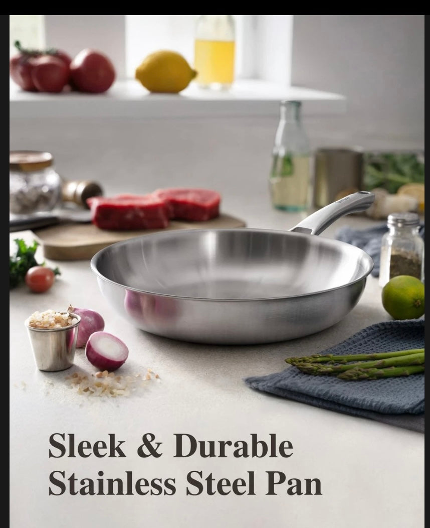 Vocvoi stainless steel pan.