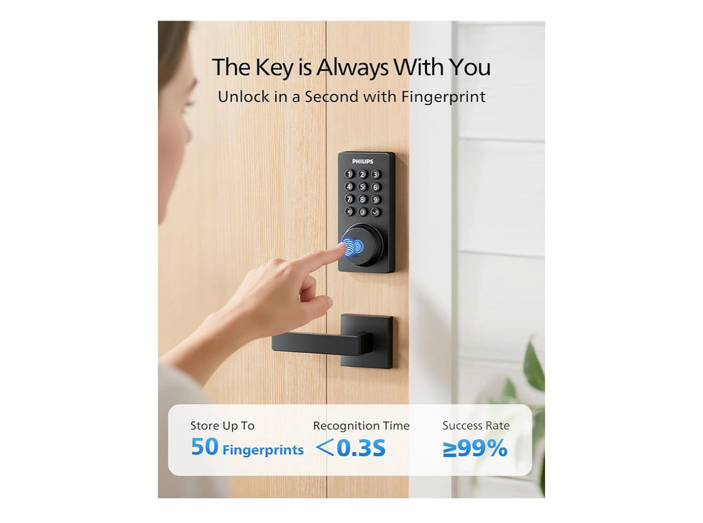 Philips Home Access Smart Deadbolt 4200 Series.