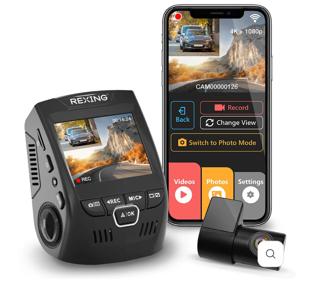 Rexing V1P-4K Dash Camera.