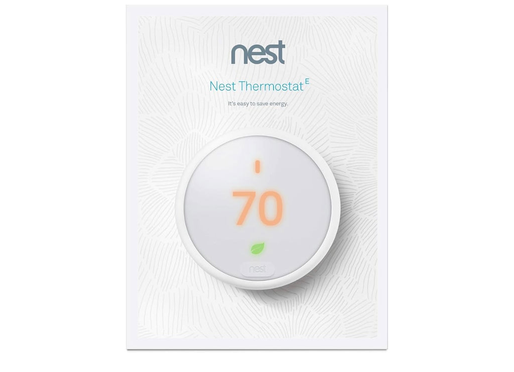 Nest Thermostat E. Nest Pro Edition.