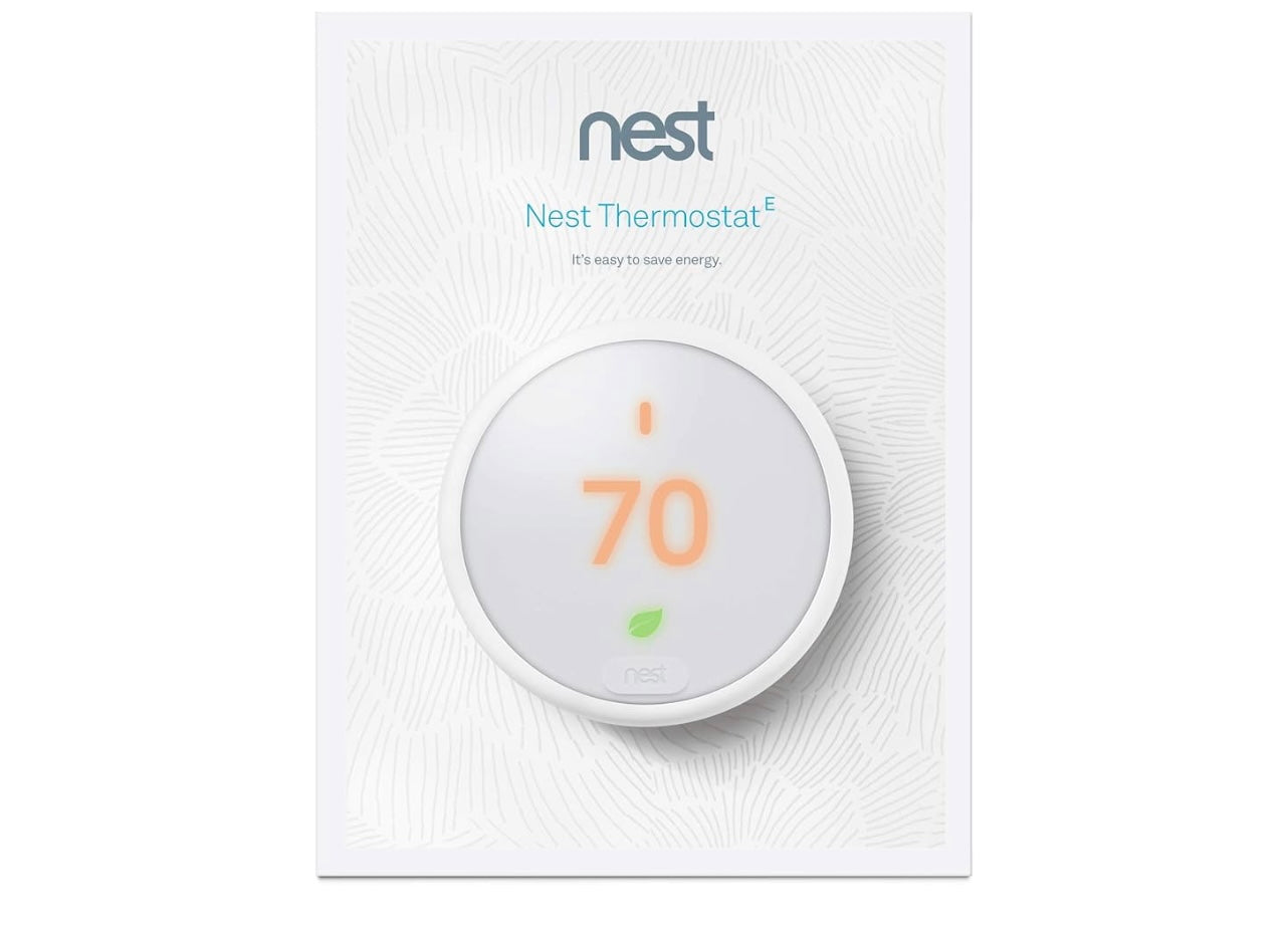 Nest Thermostat E. Nest Pro Edition.